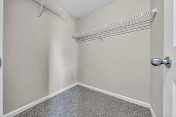An empty closet 